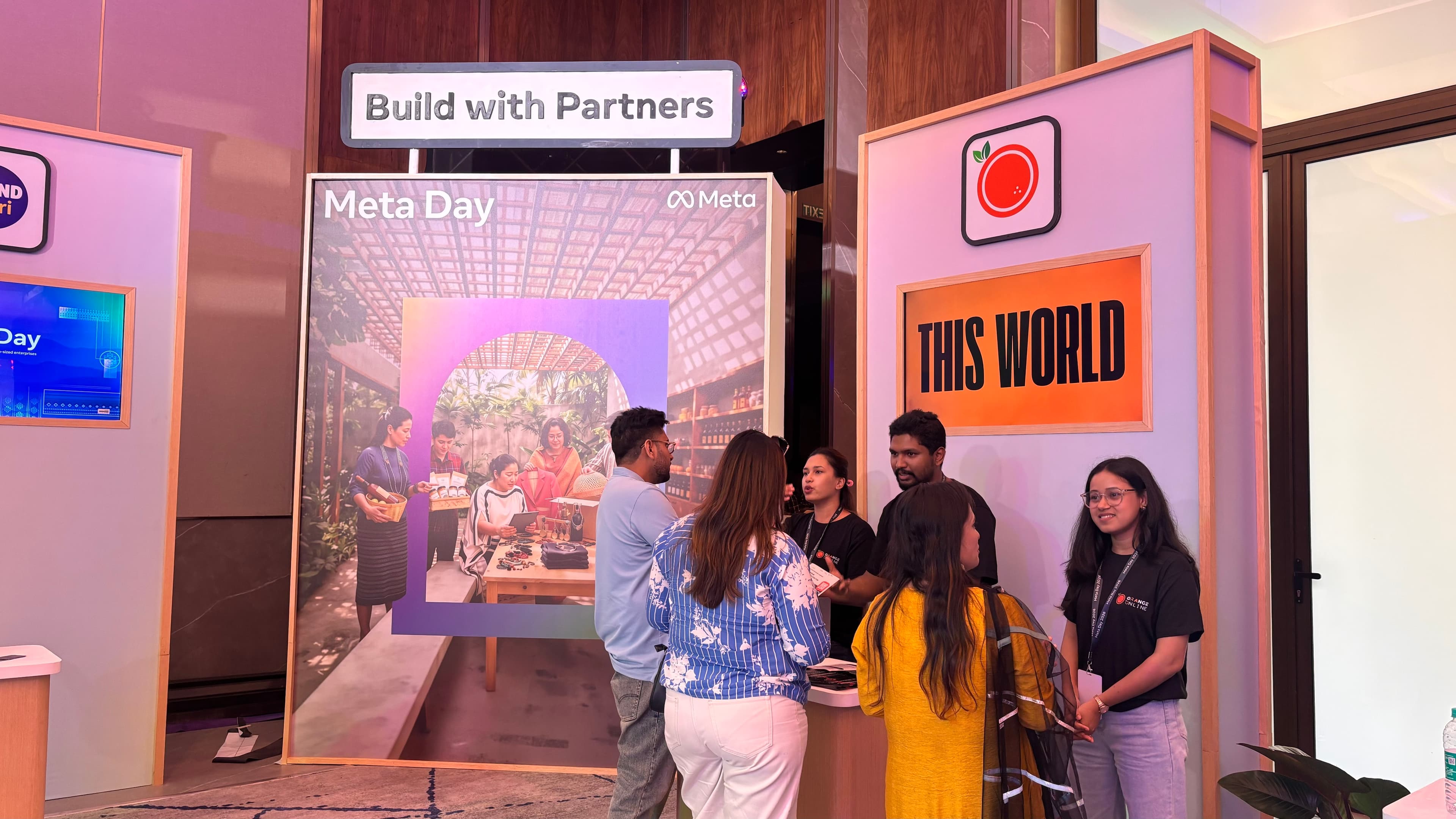 Orange Online booth at Meta Day